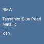 Preview: BMW, Tansanite Blue Pearl Metallic, X10.